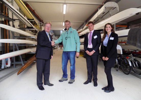 Olympic Gold Medallist Steve Trapmore opens The Leys School’s Boathouse