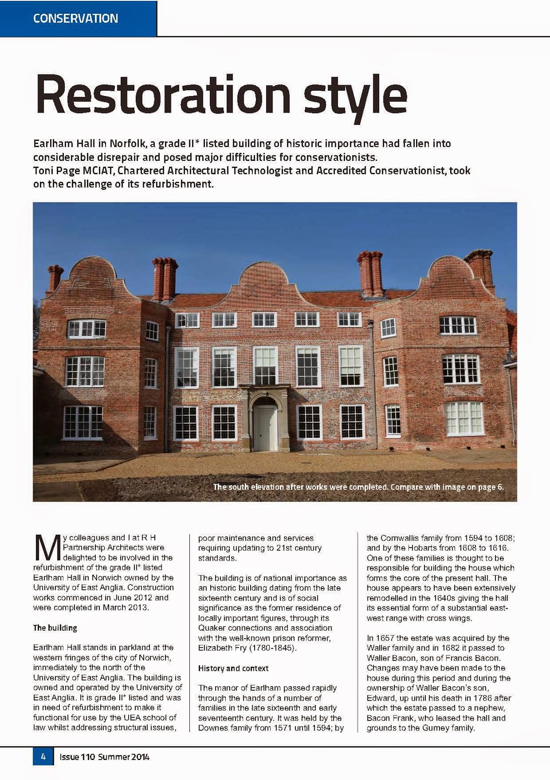 Earlham Hall, Norfolk