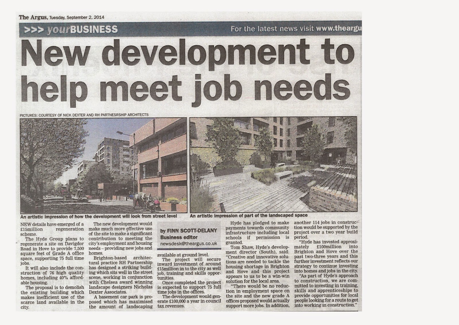 Hyde Group proposals help meet job needs