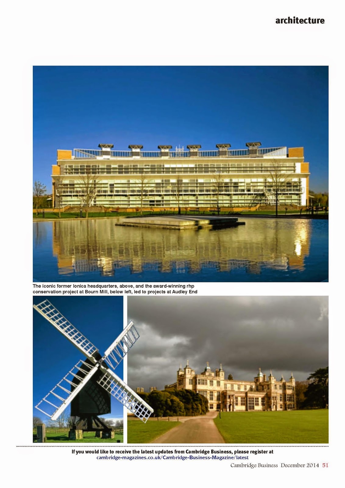 Cambridge Business Magazine Celebrates 40 Years of rhp