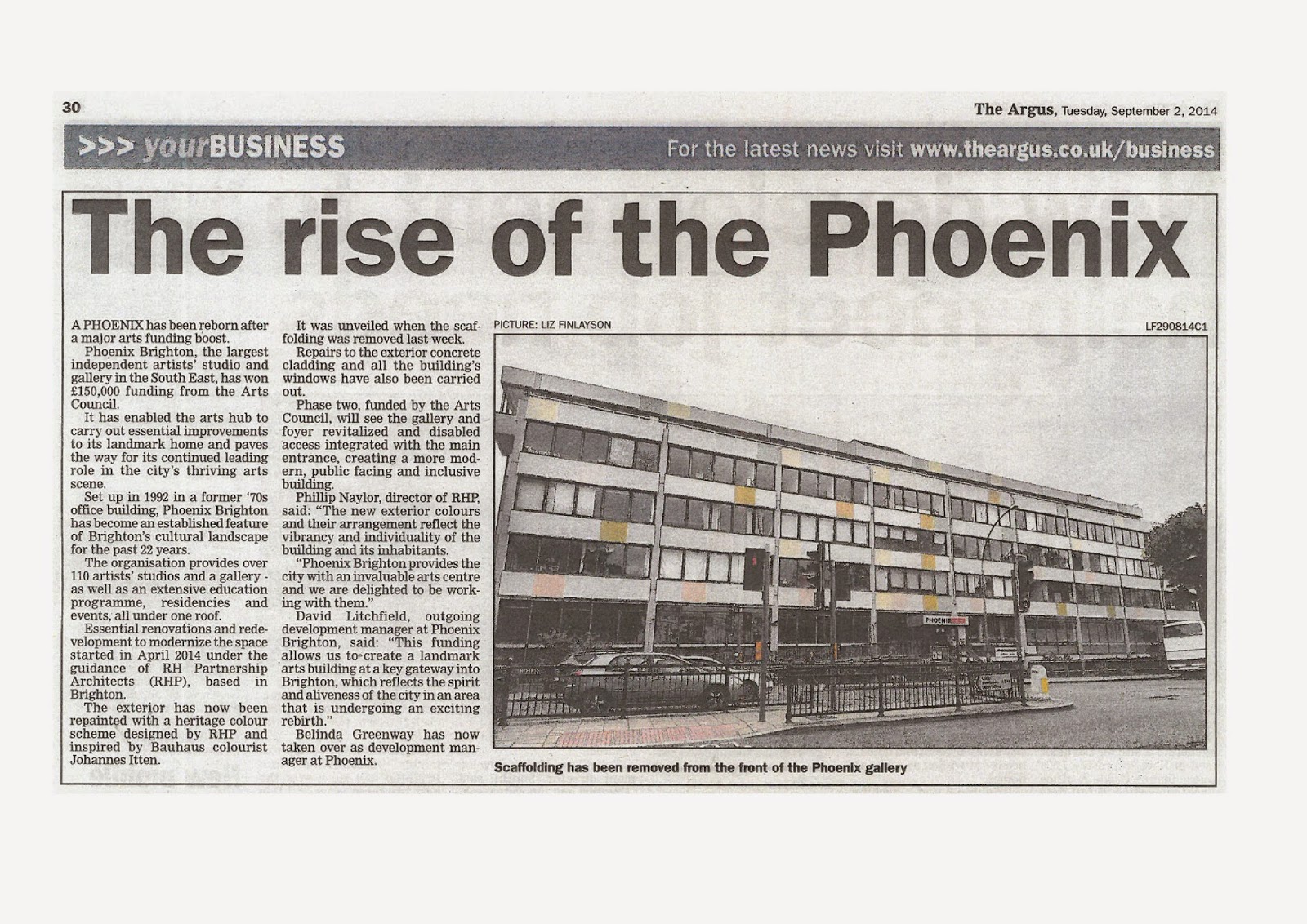 Phoenix Brighton reborn with Arts Council funding