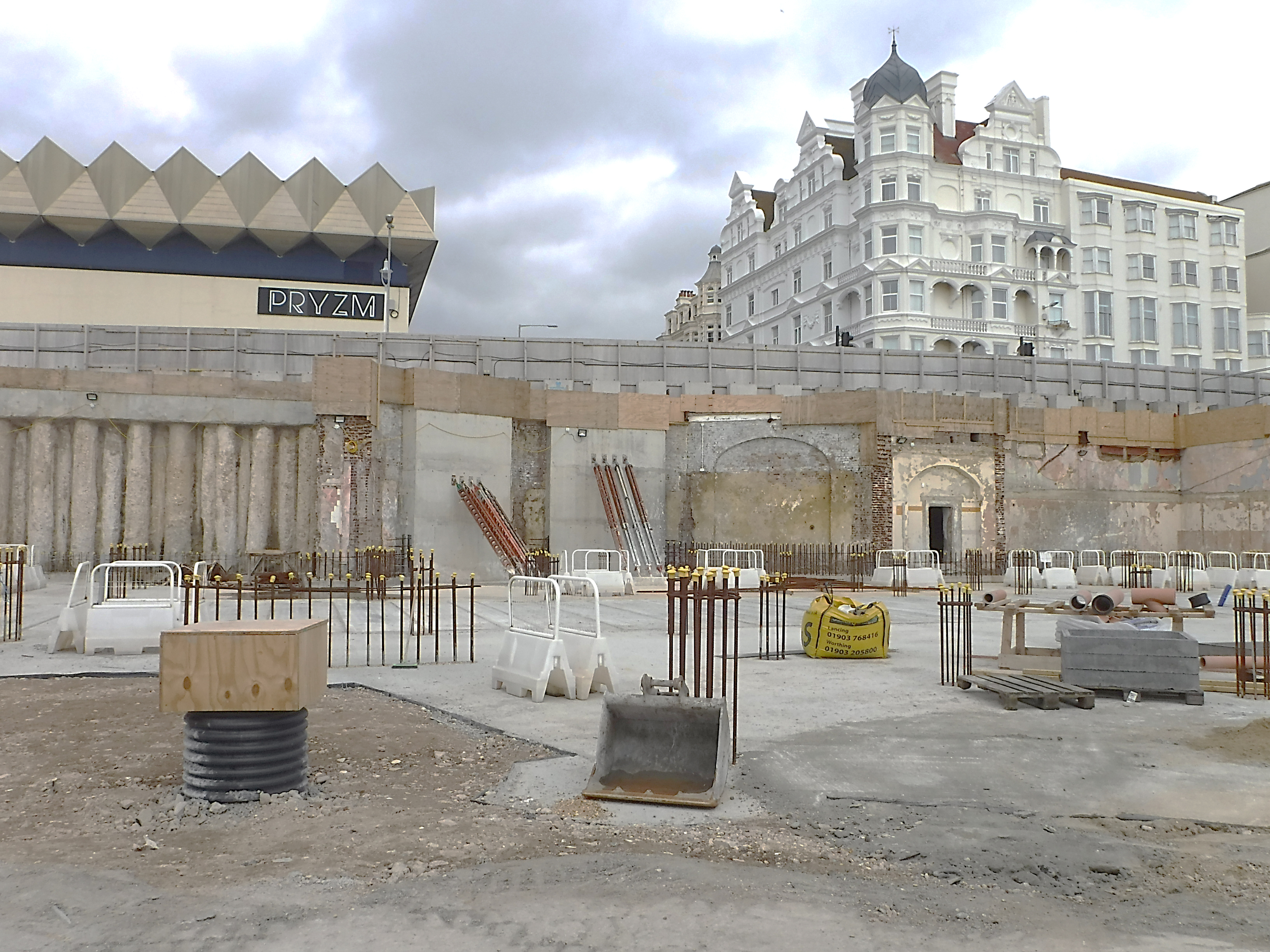 Work gets underway at Brighton Shelter Hall