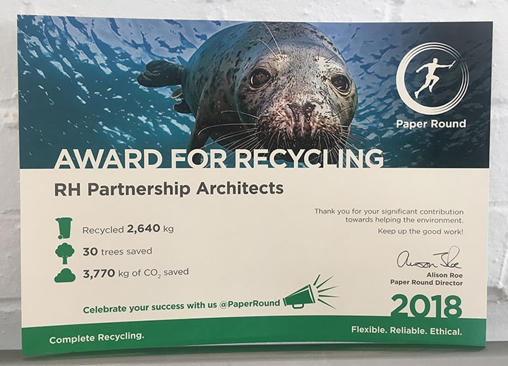 rhp Wins Award for Recycling