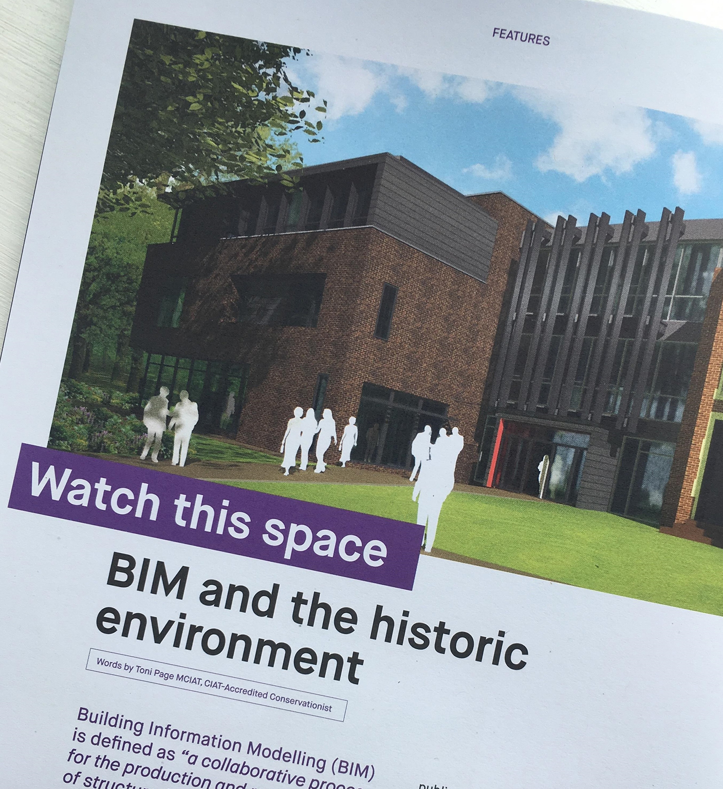 CIAT Publishes BIM Article by Toni Page