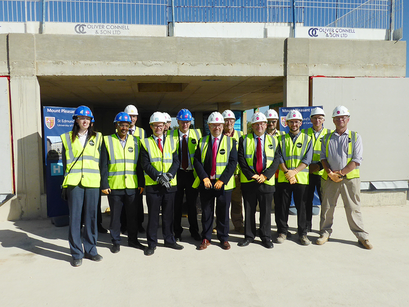 A Pleasant Day for Topping Out