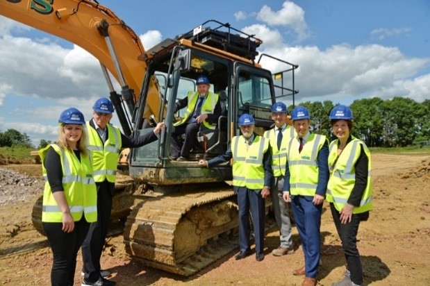 Work starts on the Enterprise Centre, East Northants