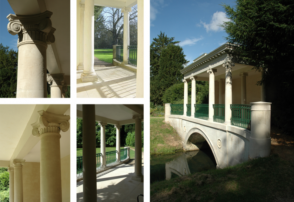 Details of the Tea House and Bridge